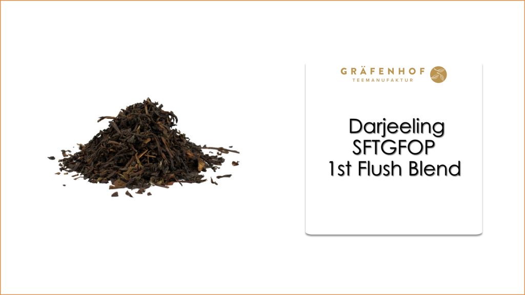 Darjeeling SFTGFOP 1st Flush Blend Darjeeling Tee Bio Teemischungen Krautertees Graefenhof Tea Bio Tee Hersteller