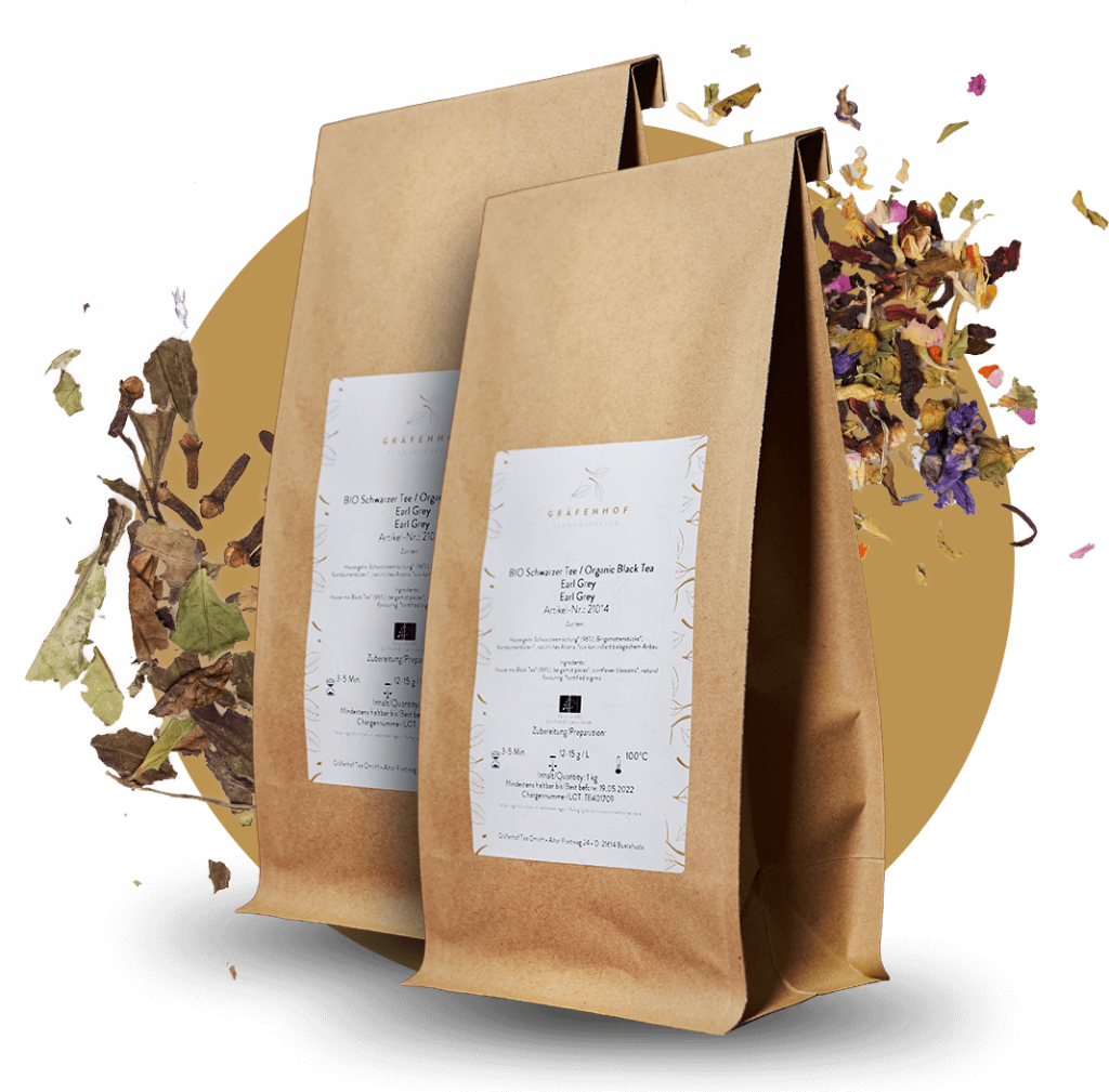 Product development & Private label -Premiun Tea & Herbs - Tea Private Label Organic & Conventional - Gräfenhof Organic Tea Manufacturer & Wholesaler 